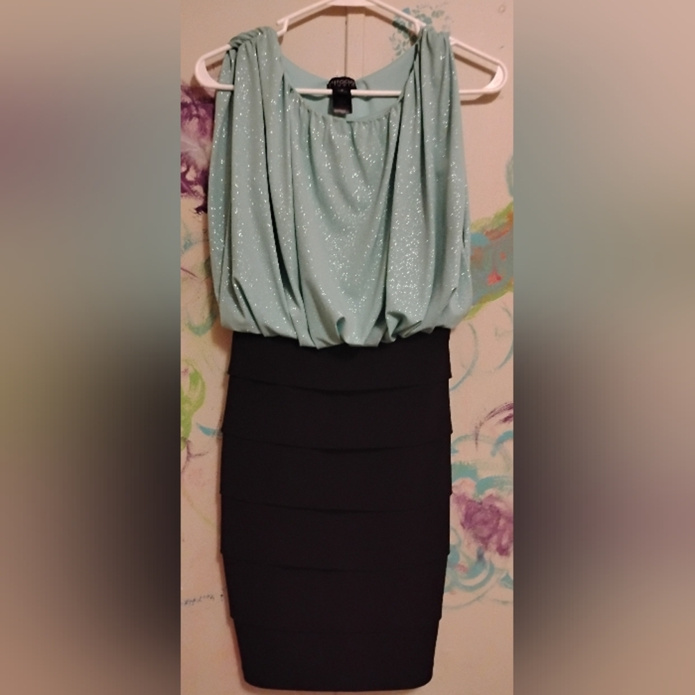 A cocktail dress